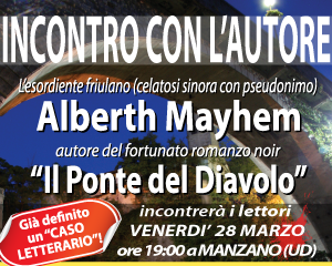 Alberth Mayhem a Manzano - incontro con i lettori