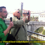 Passeggiata con Alberth Mayhem sui luoghi del romanzo noir Il Ponte del Diavolo a Cividale del Friuli