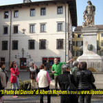 Passeggiata con Alberth Mayhem sui luoghi del romanzo noir Il Ponte del Diavolo a Cividale del Friuli