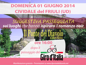 1 giugno 2014 a Cividale del Friuli - Giro d'Italia e passeggiata con Alberth Mayhem
