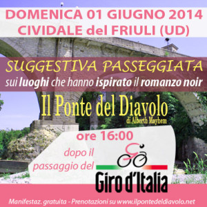 1 giugno 2014 a Cividale del Friuli - Giro d'Italia e passeggiata con Alberth Mayhem