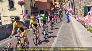 Giro d'Italia 2014: la tappa finale (Gemona-Trieste) passa sul Ponte del Diavolo a Cividale del Friuli