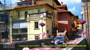 Giro d'Italia 2014: la tappa finale (Gemona-Trieste) passa sul Ponte del Diavolo a Cividale del Friuli