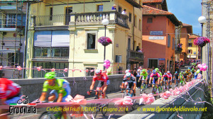 Giro d'Italia 2014: la tappa finale (Gemona-Trieste) passa sul Ponte del Diavolo a Cividale del Friuli