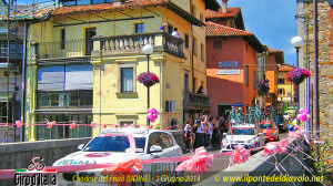 Giro d'Italia 2014: la tappa finale (Gemona-Trieste) passa sul Ponte del Diavolo a Cividale del Friuli