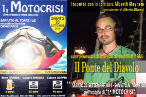 Alberth Mayhem al motoraduno "Motocrisi" a San Vito al Torre (UD)