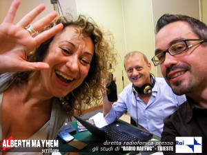 Studi RAI di Trieste con Ornella Serafini e Orio di Brazzano