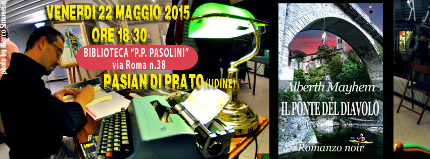 Alberth Mayhem alla biblioteca "Pier Paolo Pasolini" a Pasian di Prato (UDINE)