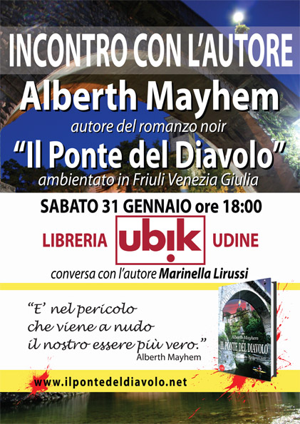 Alberth Mayhem alla libreria UBIK - UDINE